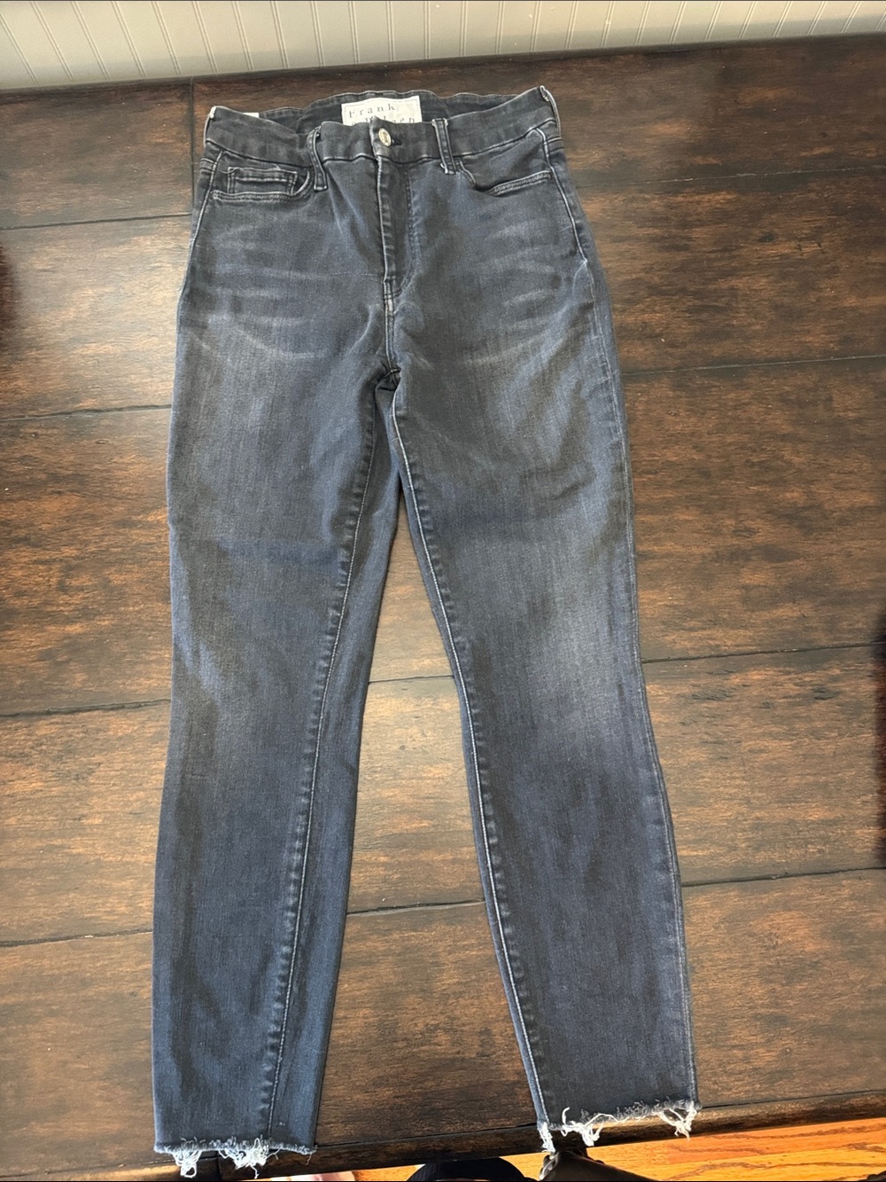 Frank & Eileen Washed Black Skinny Jeans
